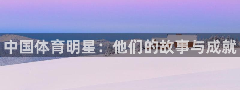 中国体育明星：他们的故事与成就