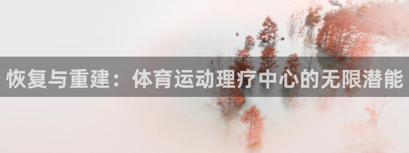 恢复与重建：体育运动理疗中心的无限潜能